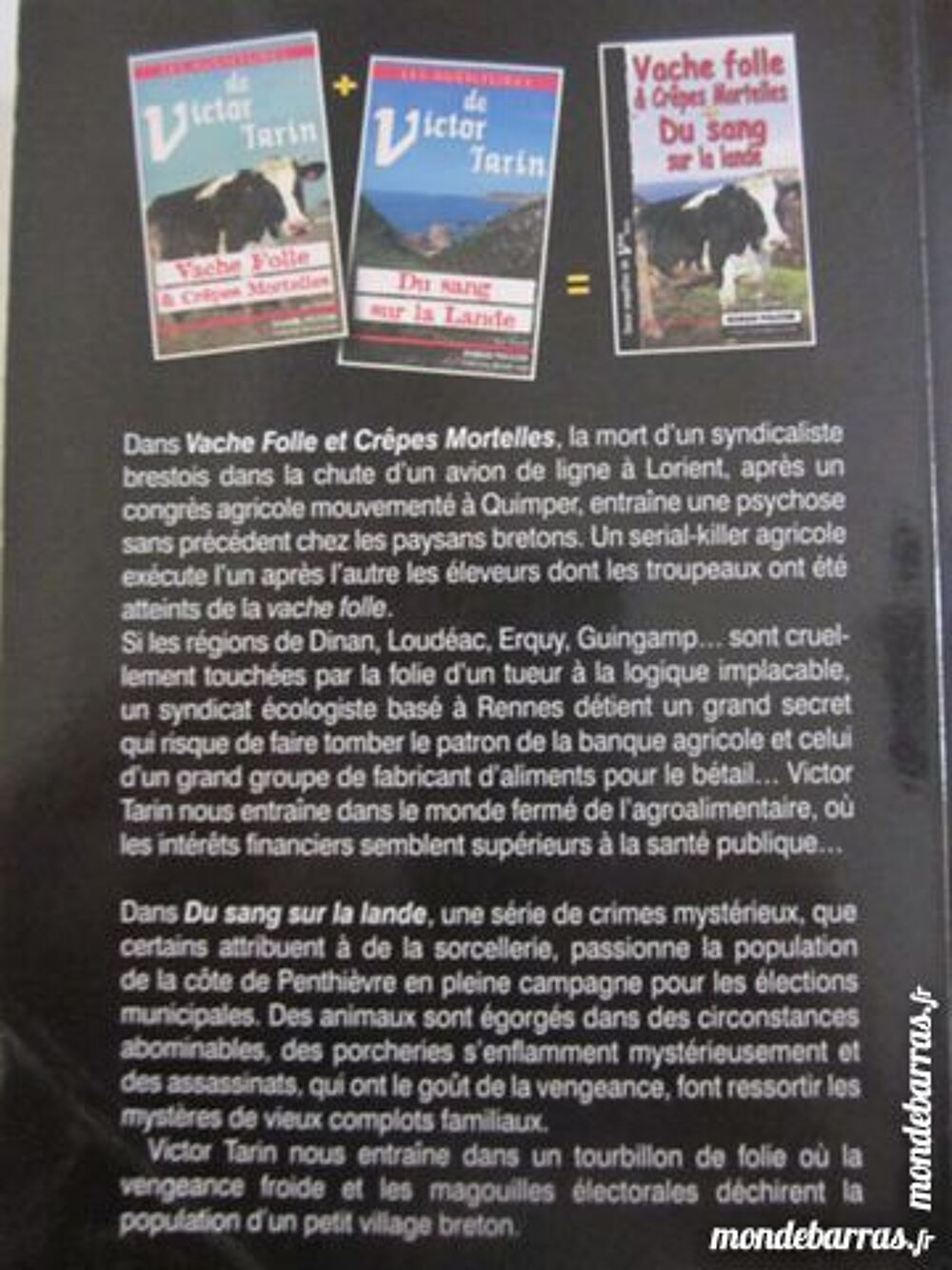 VACHE FOLLE ET CREPES MORTELLES policier BREIZH Livres et BD