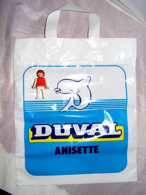 Ancien sac publicitaire PASTIS DUVAL SNCF SEALINK  5 Dunkerque (59)