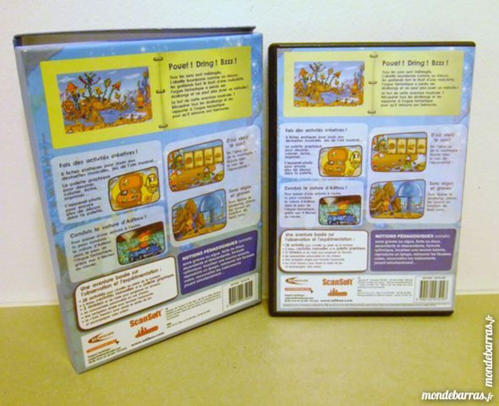 Jeu PC Adibou &laquo;&eacute;veil musical&raquo; pour 4-8 ans Consoles et jeux vidéos
