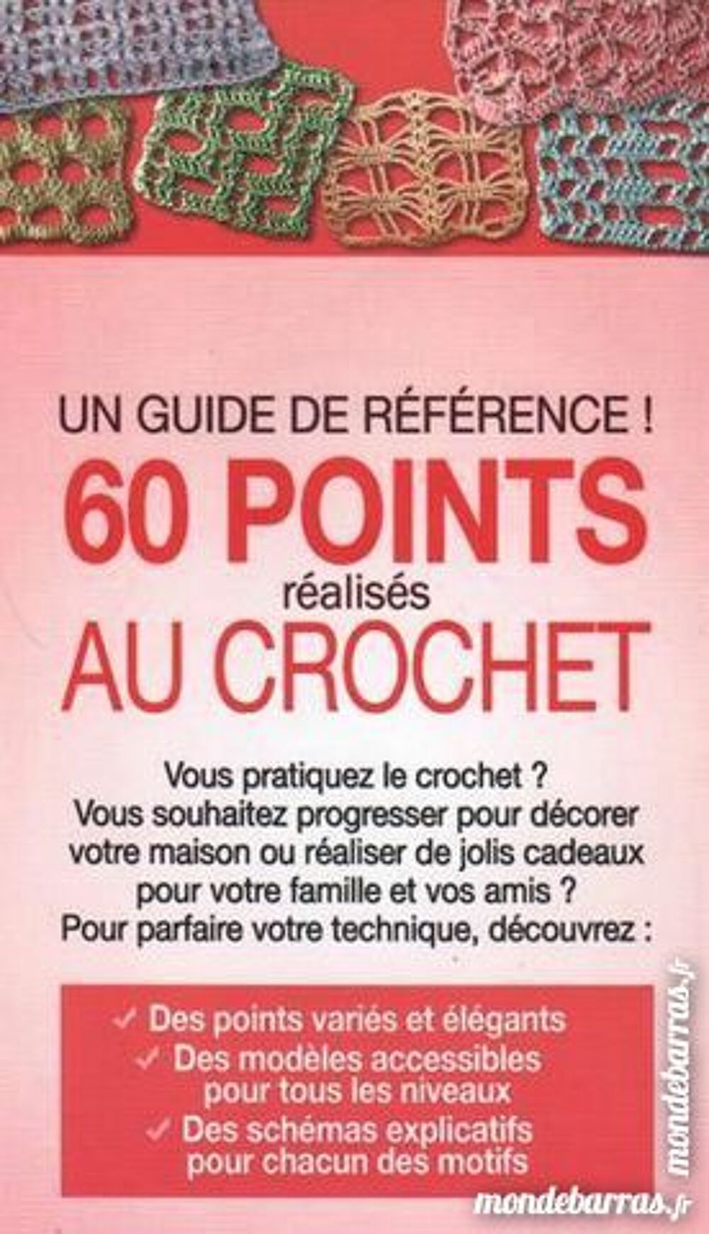 60 POINTS AU CROCHET - COUTURE / les-livres-de-jac Livres et BD