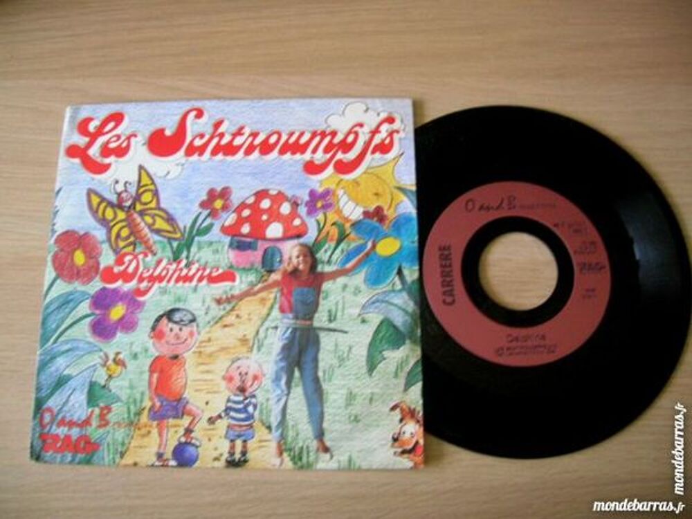 45 TOURS DELPHINE Les Schtroumpfs CD et vinyles
