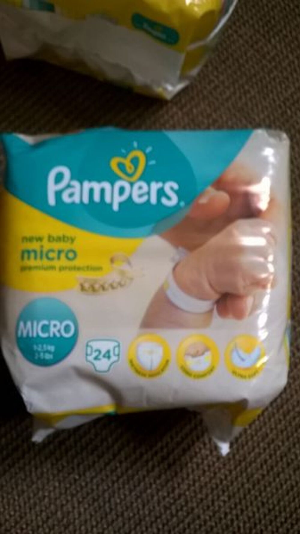couche pampers micro taille 0 Puriculture