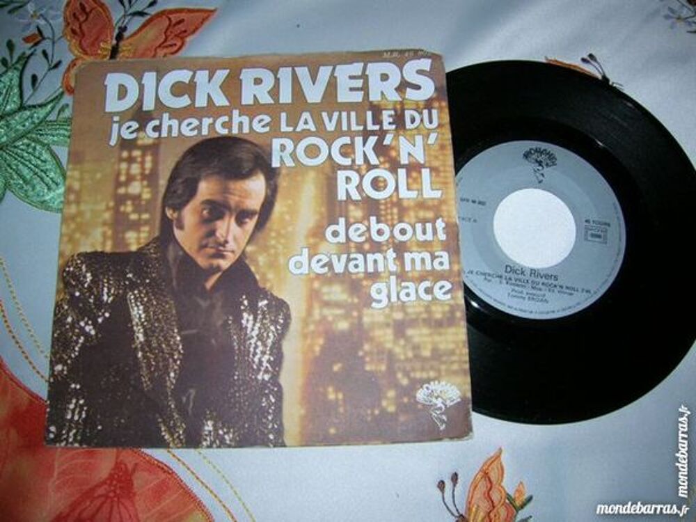 45 TOURS DICK RIVERS Je cherche la ville du Rock'n CD et vinyles