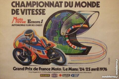 Affiche GP France Moto 1976 40 Nantes (44)