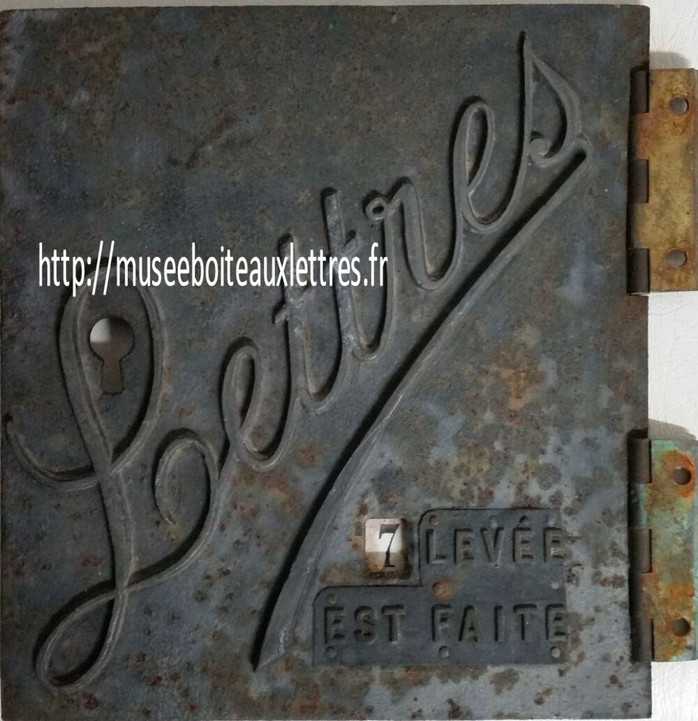 Ancienne Boîte Aux Lettres Delachanal De 1918 - Fonte, Style Art Nouveau - Paris