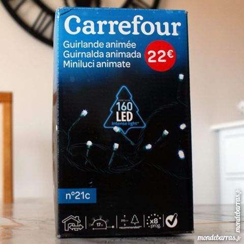 Guirlande de noël - Carrefour 10 Cabestany (66)