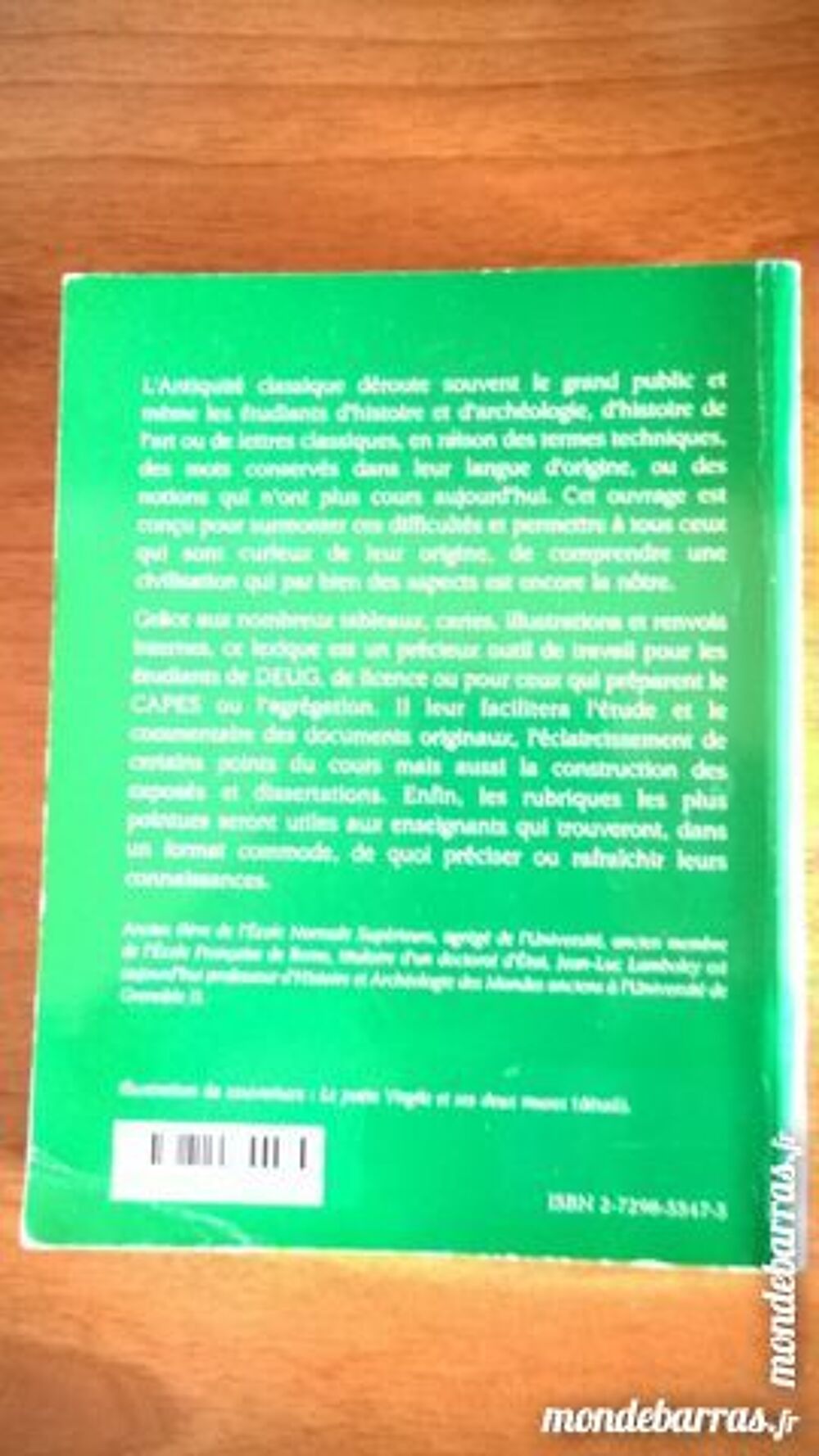 Jean-Luc Lamboley-Lexique d'histoire et de civilis Livres et BD
