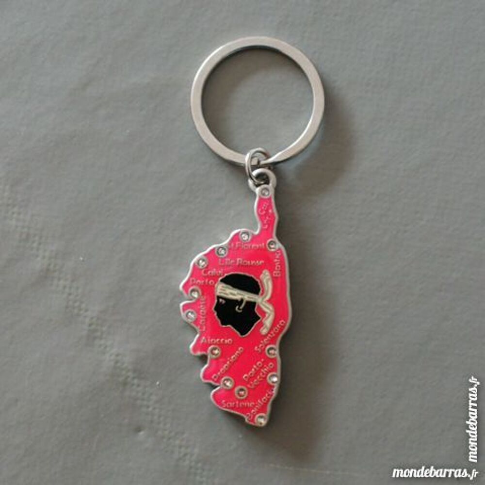 Porte-cl&eacute;s Corsica rose 