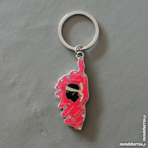 Porte-clés Corsica rose 5 Cabestany (66)