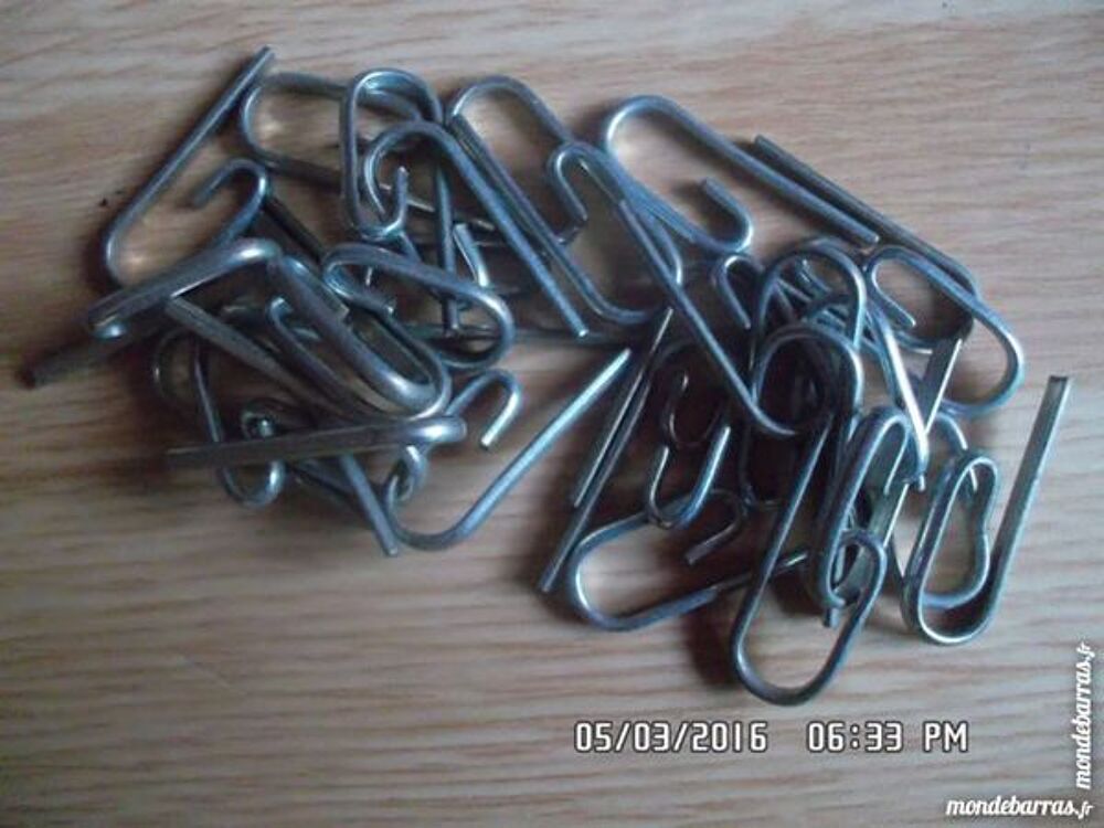 30 ATTACHES EN METAL Décoration