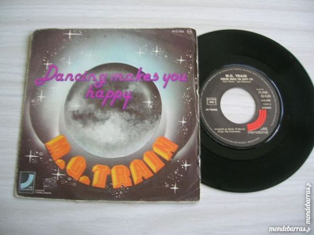 45 TOURS M.G. TRAIN Dancing makes you happy CD et vinyles