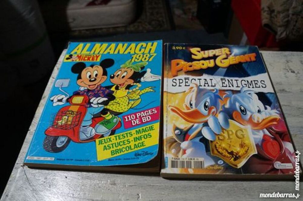 MICKET PICSOU par deux Livres et BD