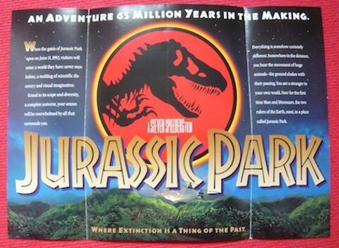 Dossier de presse de Jurassic Park (1993) Steven Spielberg 20 Sucy-en-Brie (94)