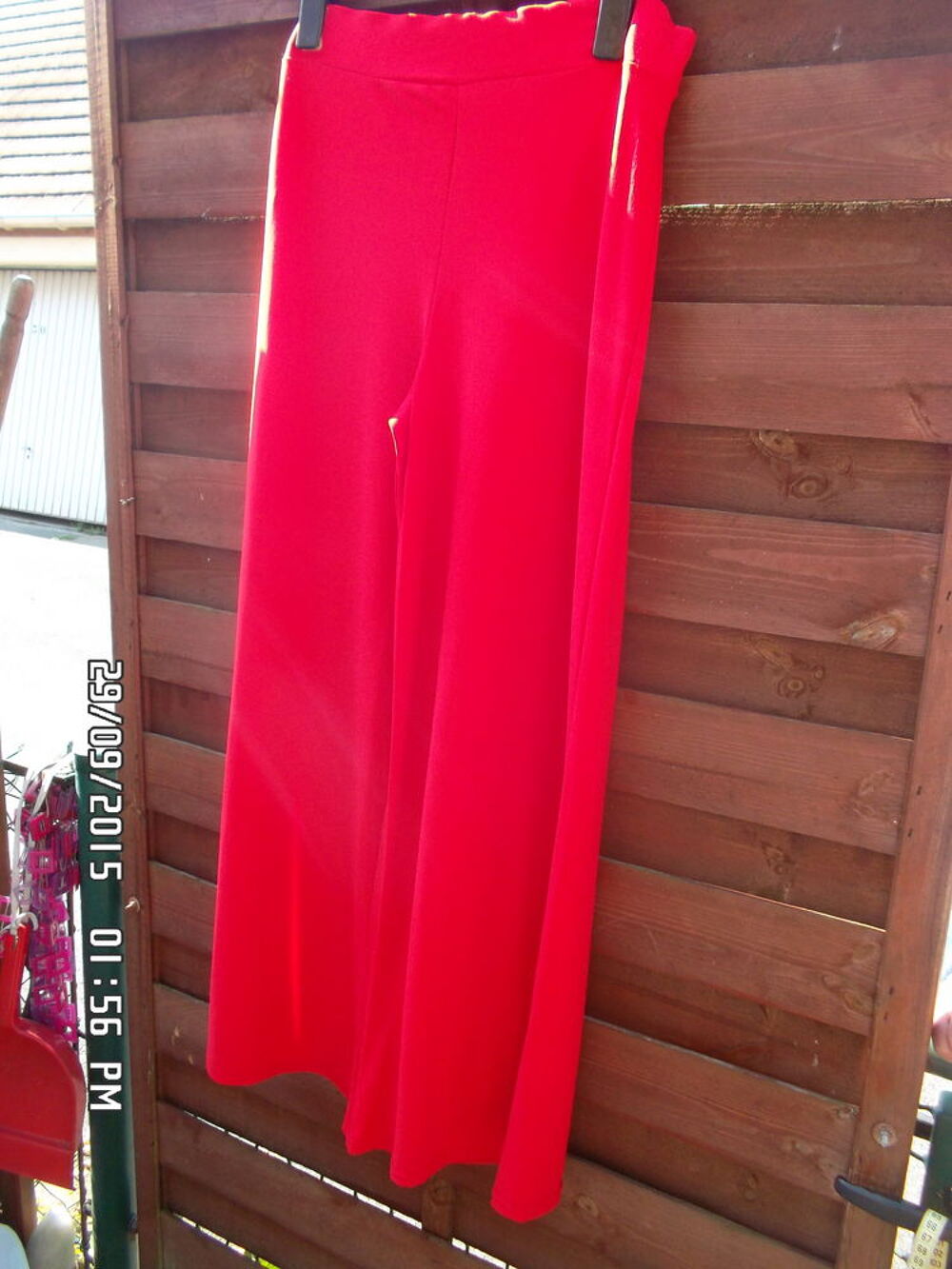 PANTALON ROUGE FLUIDE*JUSTE 3E*KIKI60230 Vêtements