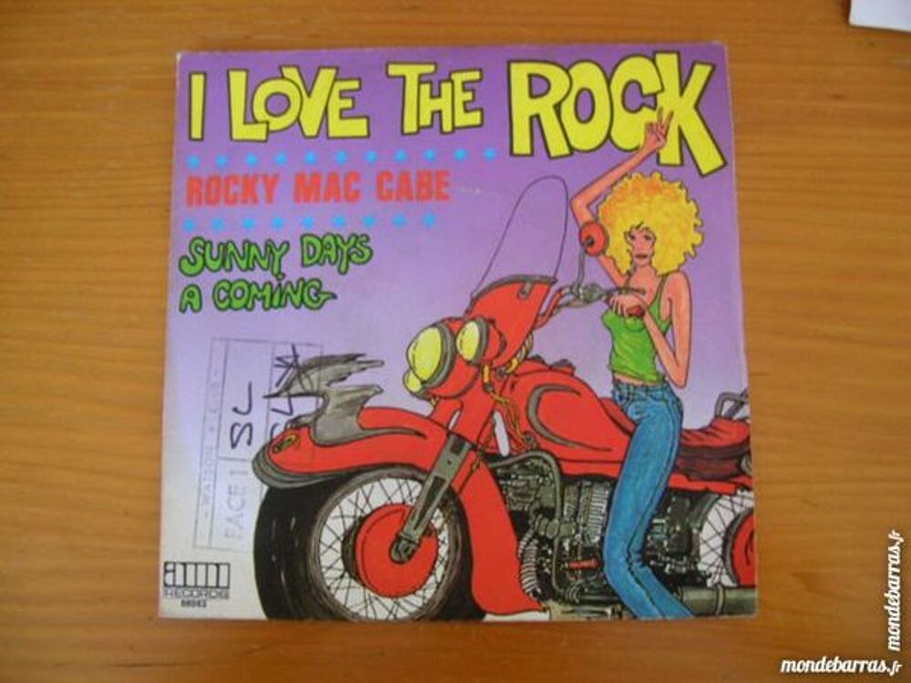 45 TOURS ROCKY MAC CABE I love the rock CD et vinyles