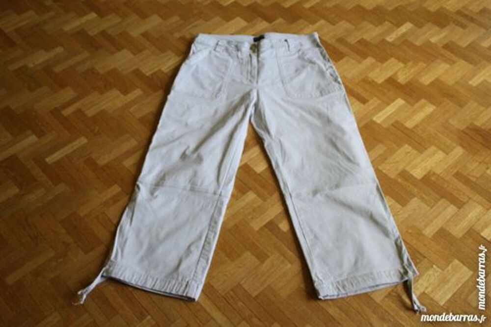 Pantalon beige avec liens Vêtements