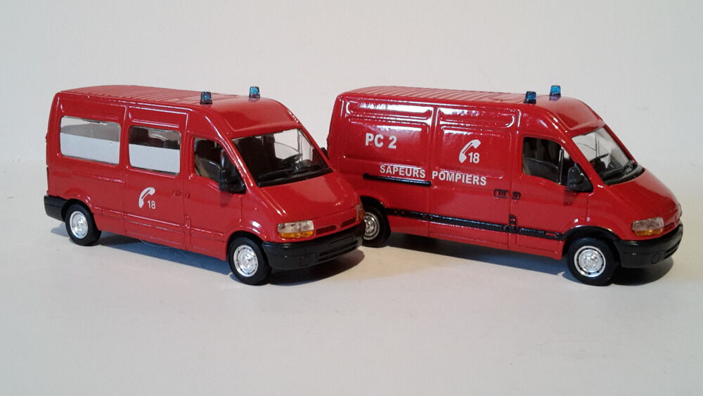 2 Renault master pompiers t&ocirc;l&eacute;/vitr&eacute; SOLID 