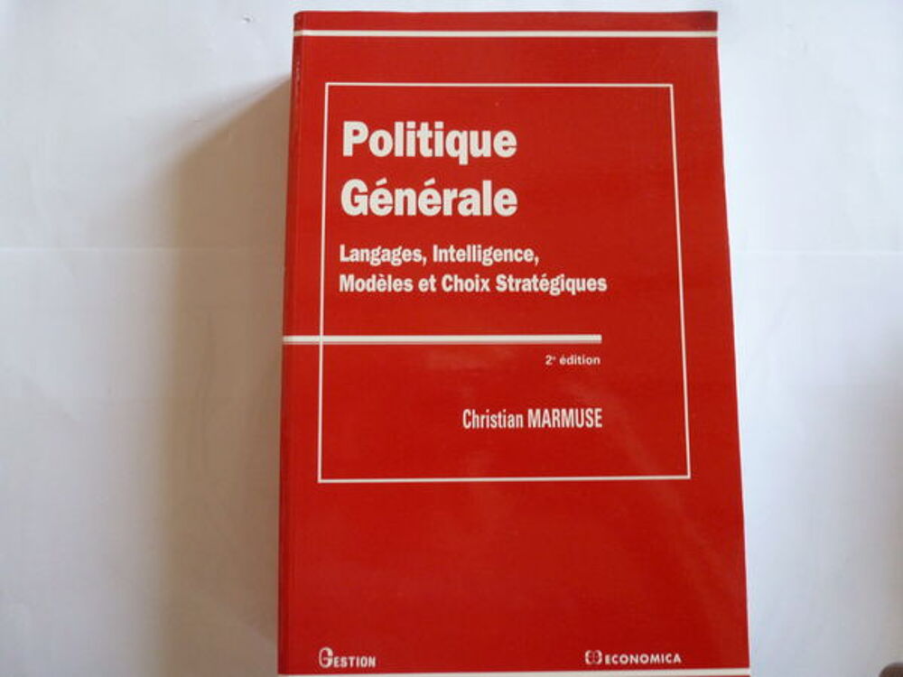 Politique G&eacute;n&eacute;rale Livres et BD