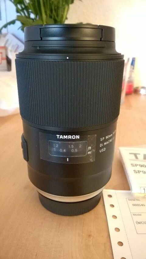 TAMRON SP 90mm F/2.8 Di MACRO 1:1 VC USD (dernier modle)
390 Paris 16 (75)