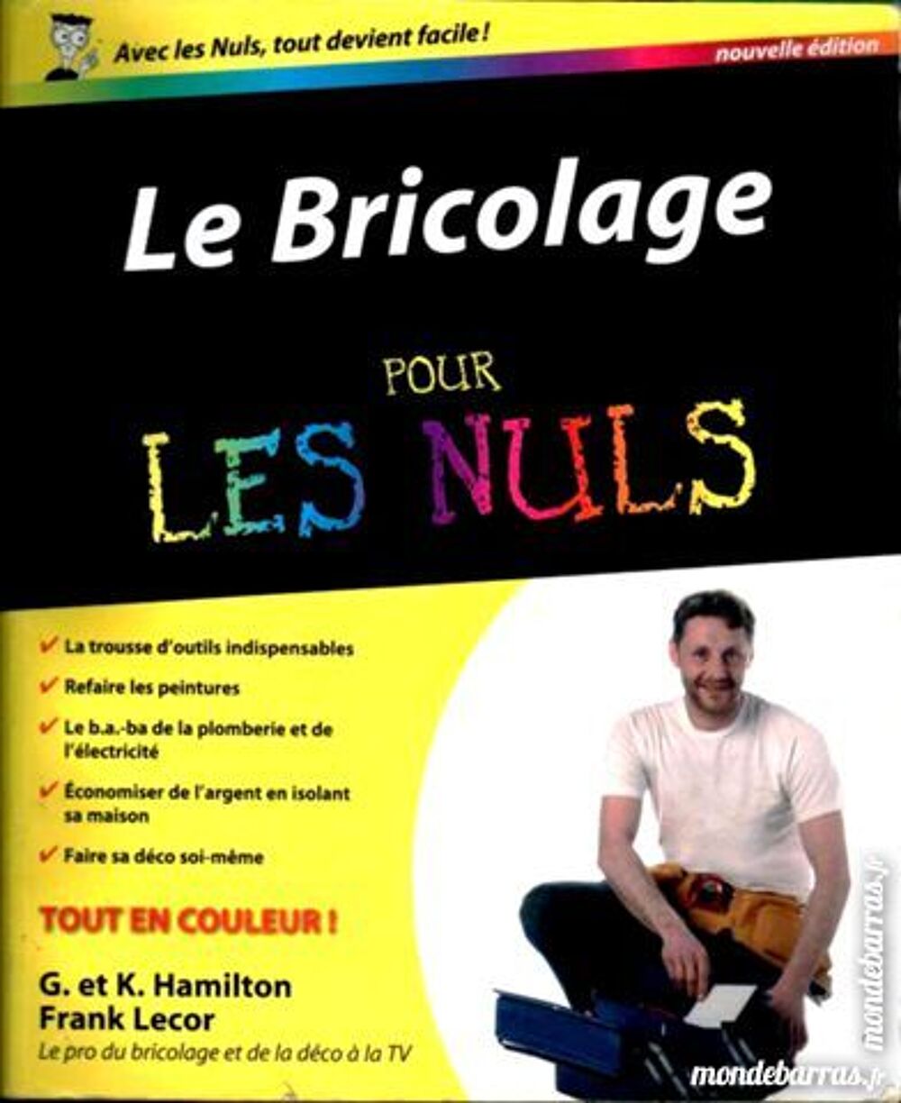 LE BRICOLAGE POUR LES NULS / prixportcompris Livres et BD