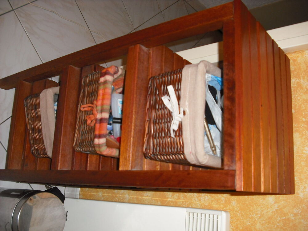 TABLETTE SALLE DE BAINS EN BOIS EXOTIQUE Meubles