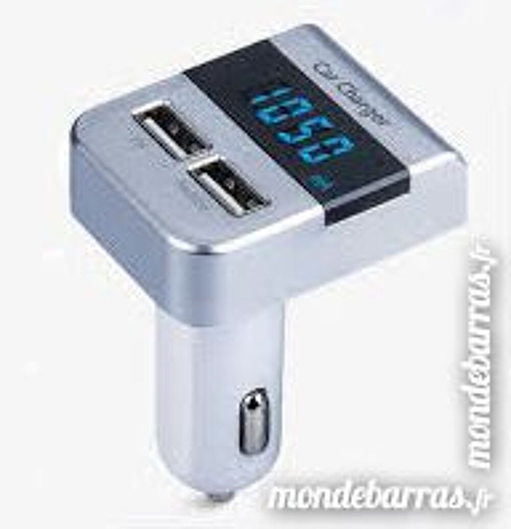 chargeur de voitures avec &eacute;cran LED Téléphones et tablettes