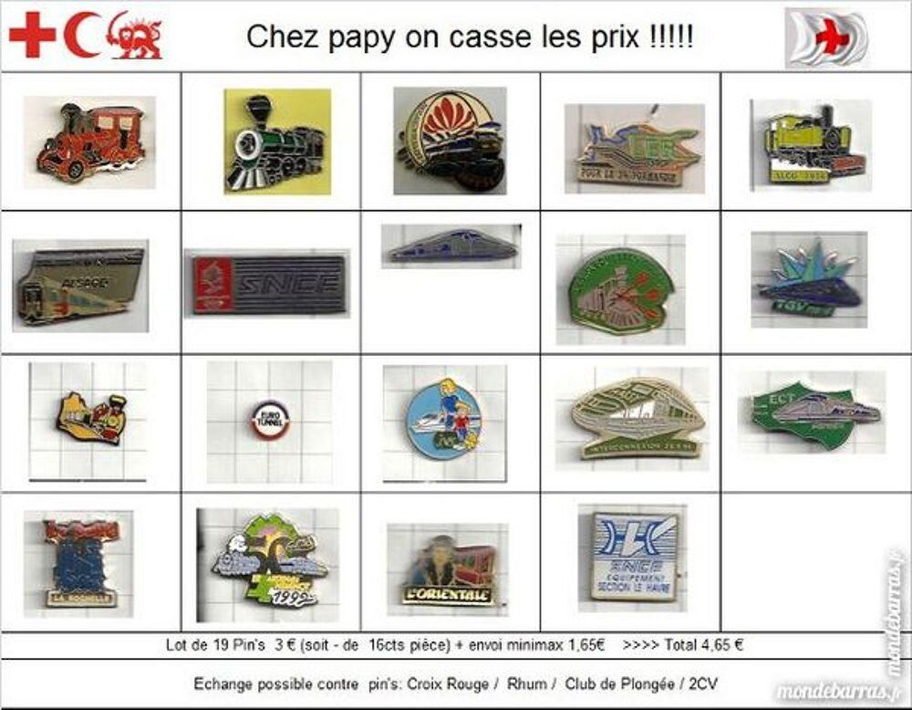 Lot pin's th&egrave;me train 
