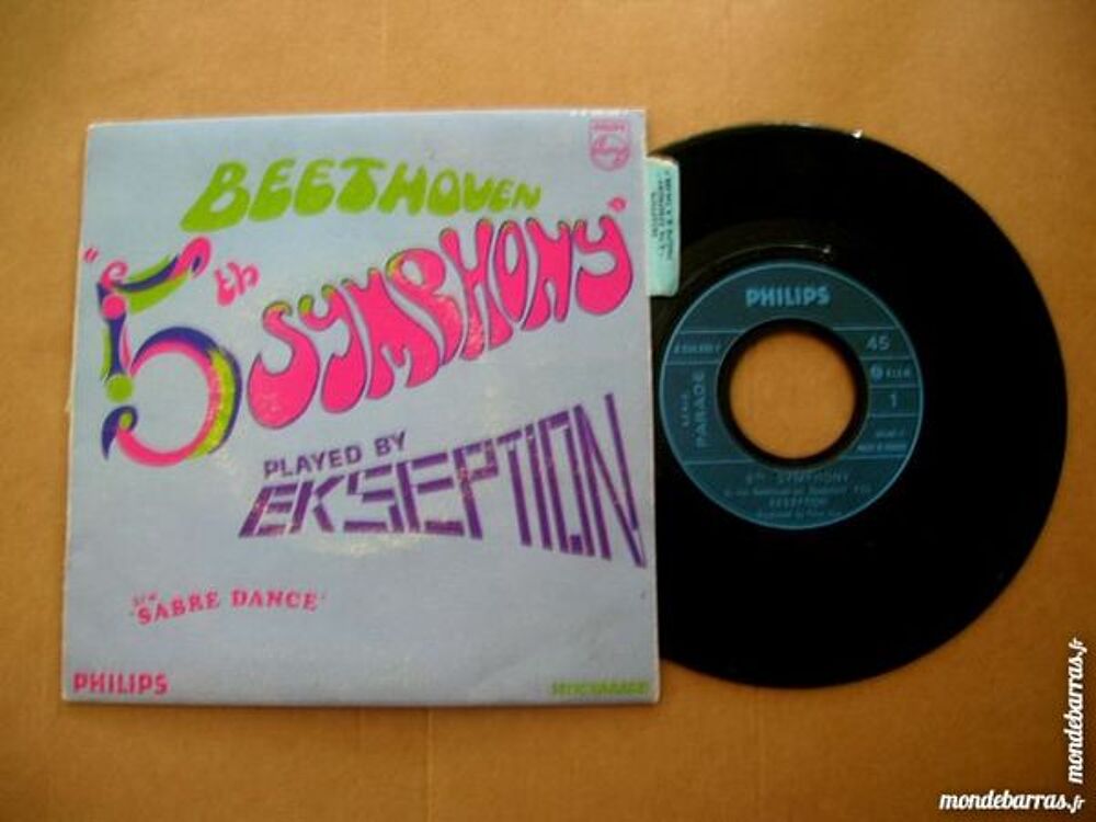45 TOURS EKSEPTION 5th Symphony beethoven CD et vinyles