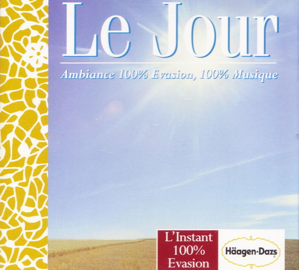 CD Le Jour, Ambiance 100% Evasion, 100% Musique
CD et vinyles