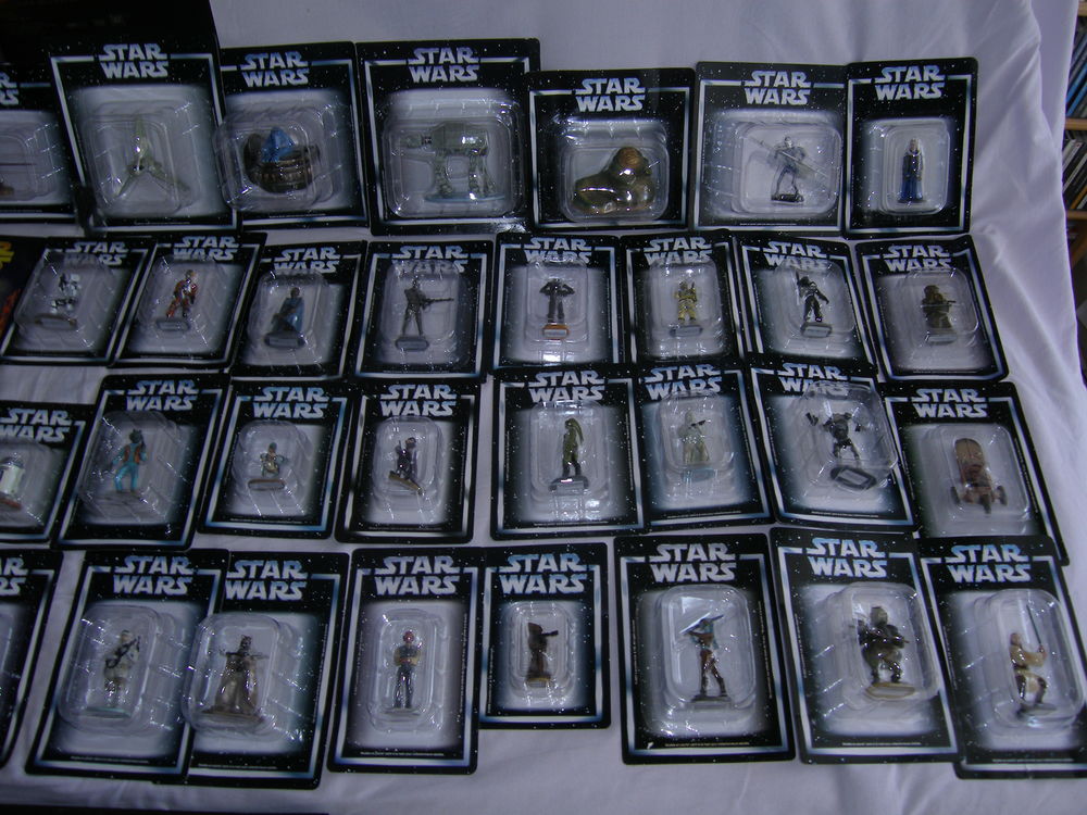 Collection complete star wars 60 figurines en plomb 