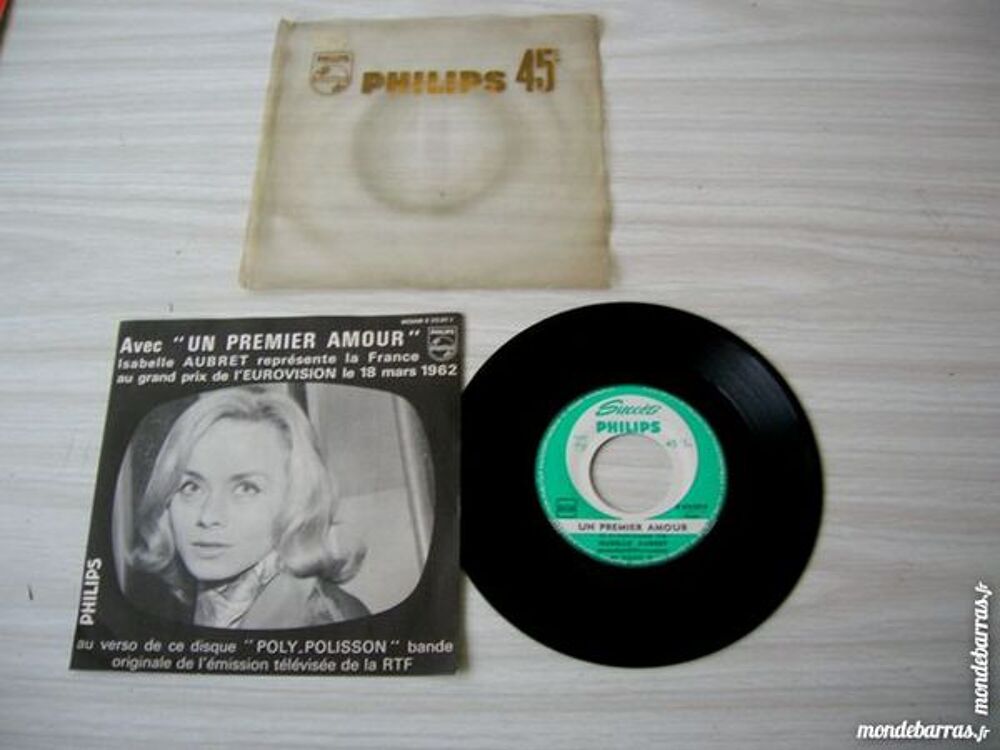 45 TOURS ISABELLE AUBRET Eurovision 1962 - JUKEBOX CD et vinyles