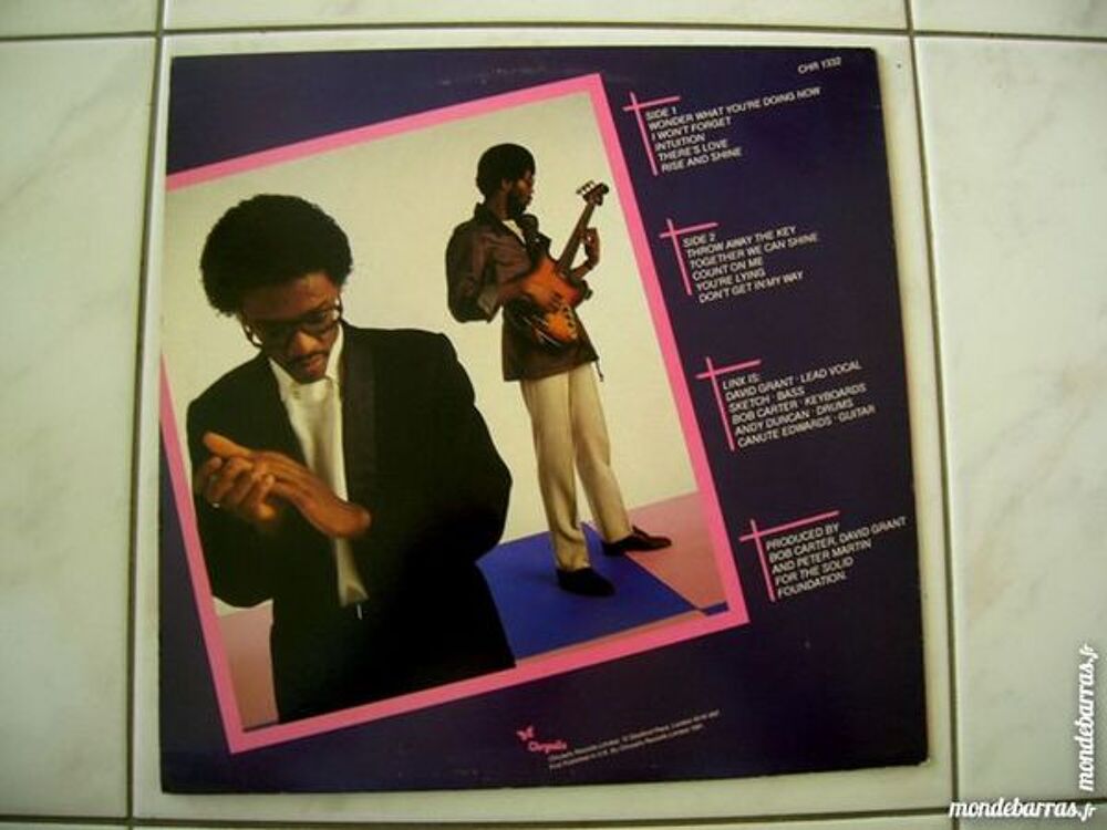 33 TOURS LINX intuition - FUNK - ORIGINAL UK CD et vinyles