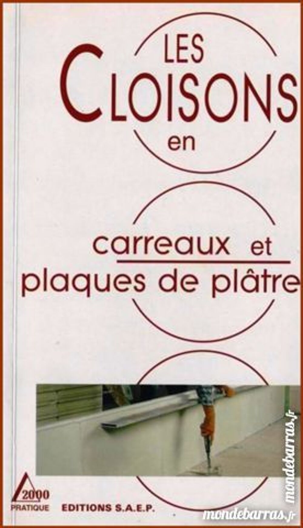 LES CLOISONS - bricolage / prixportcompris Livres et BD
