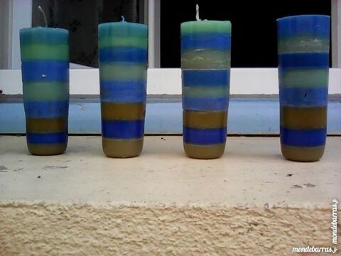 4 bougies cylindriques faites maison, 10 Noailhac (81)