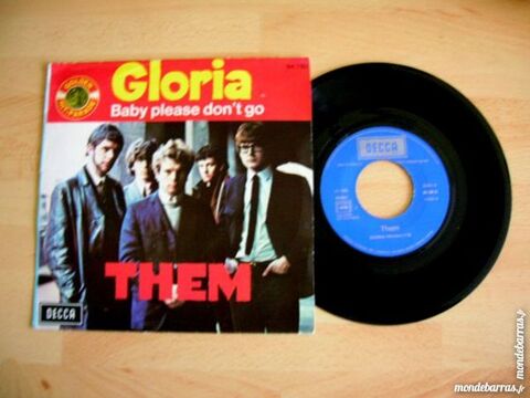 45 TOURS THEM Gloria - Golden Hit Parade 15 Nantes (44)