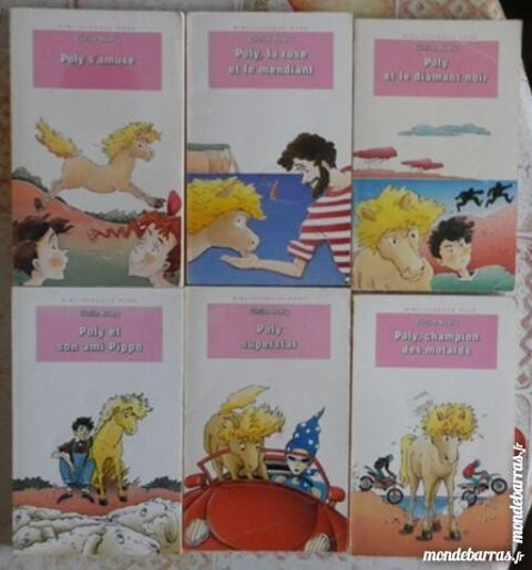 LOT DE 6 POLY BIBLIO ROSE SOUPLE (vendus � l'unit� 5 Attainville (95)