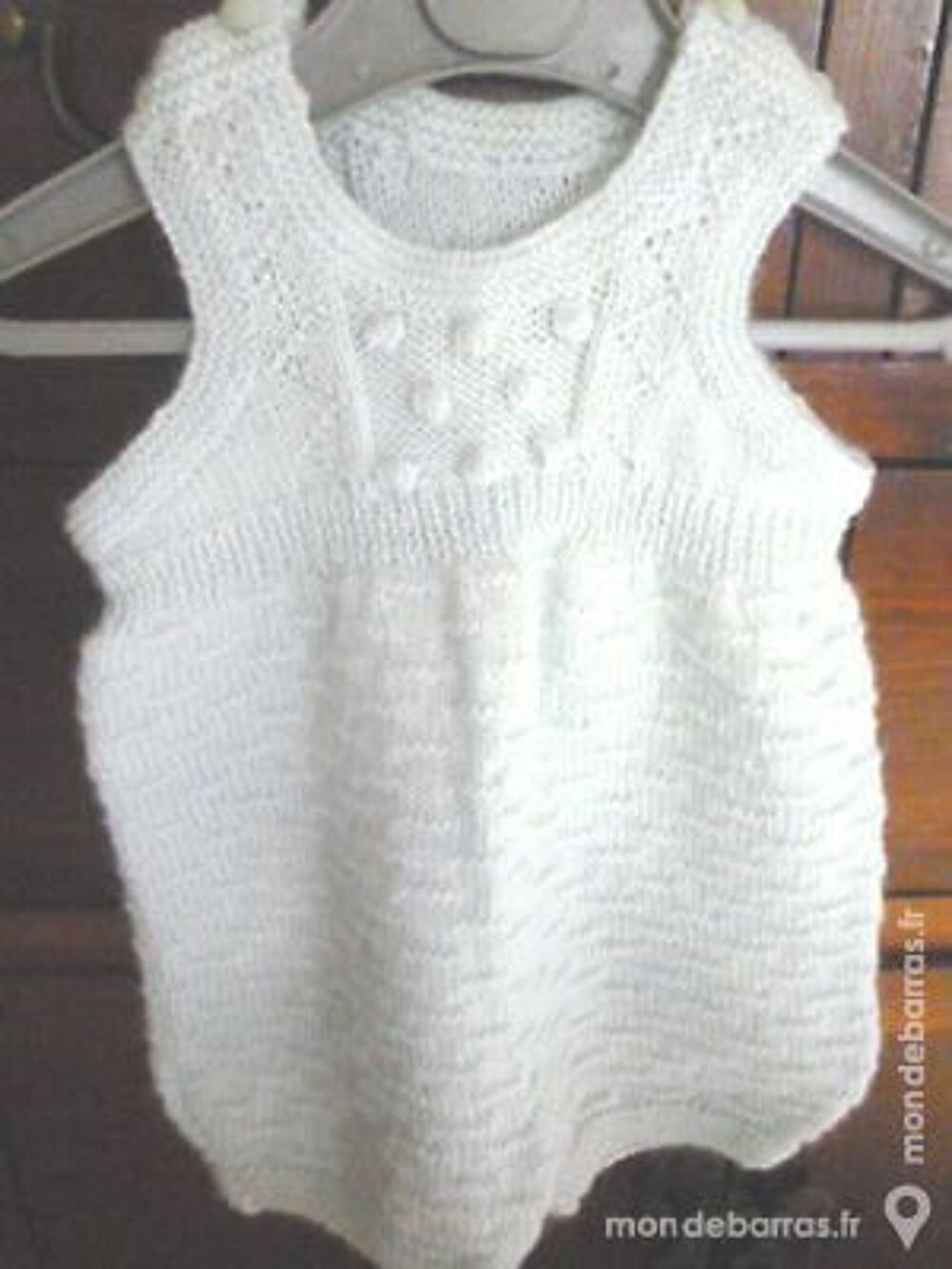 B&eacute;b&eacute; grenouill&egrave;re tricot&eacute; main 3/6 mois Vêtements enfants