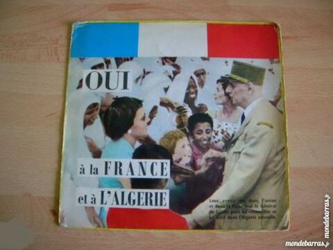 45 TOURS DE GAULLE à la France et à l'Algérie 8 Nantes (44)