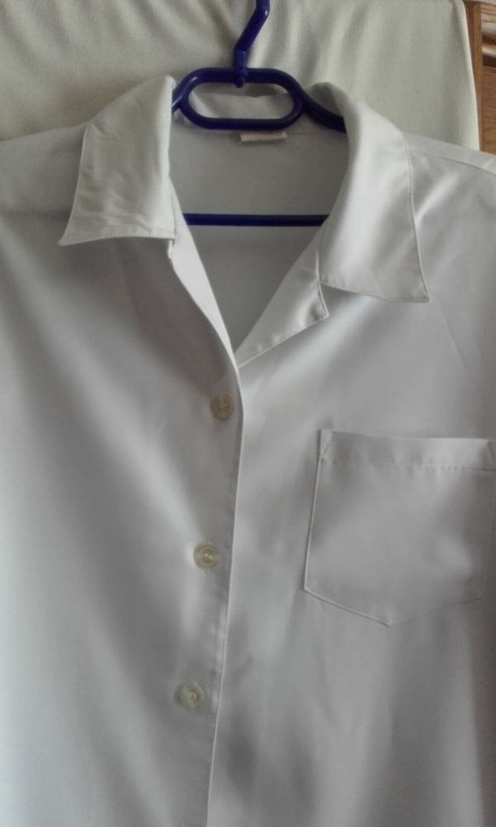 Chemisier blanc manches longues Vêtements