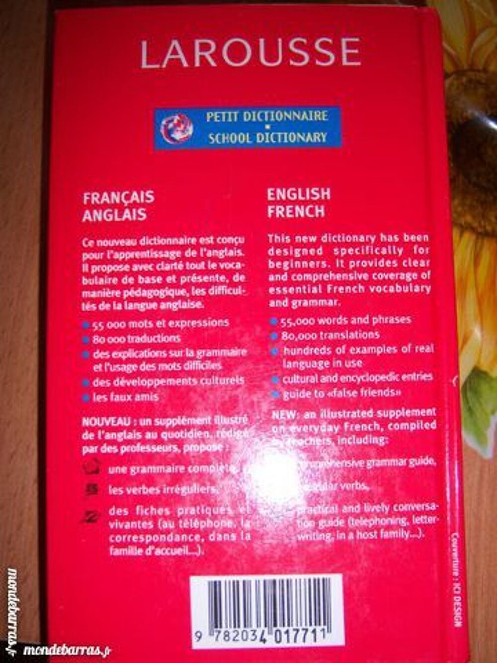 Dictionnaire anglais-fran&ccedil;ais - Larousse Livres et BD