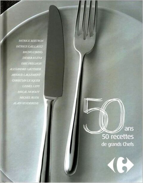 50 RECETTES DE GRANDS CHEFS / prixportcompris 12 Reims (51)
