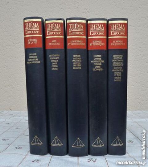  Encyclopdie Thmatique Larousse en 5 volumes   liv  40 Claye-Souilly (77)