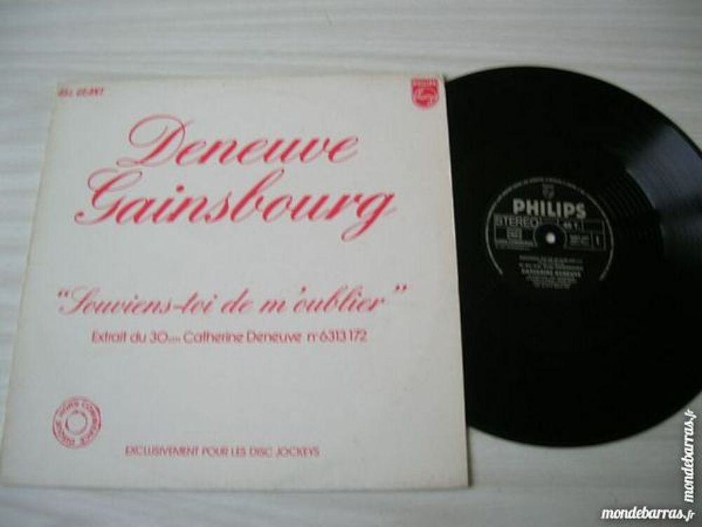 MAXI 45 TOURS DENEUVE GAINSBOURG CD et vinyles