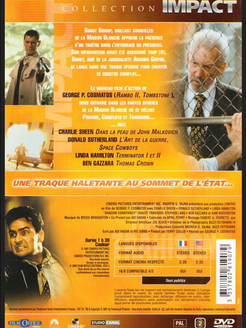 DVD Haute trahison
DVD et blu-ray