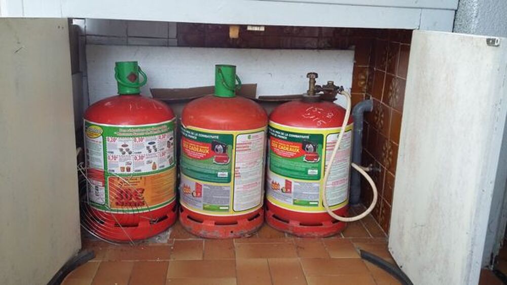 bouteilles de gaz vides Bricolage