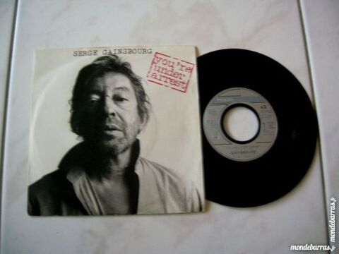 45 TOURS SERGE GAINSBOURG You're under arrest 9 Nantes (44)