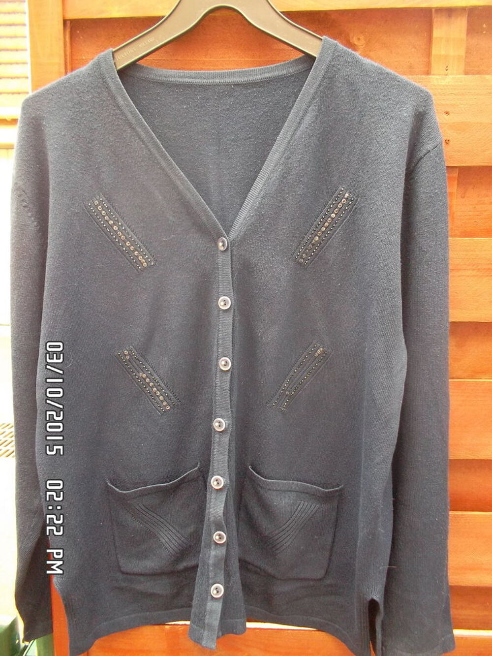 GILET BLEU MARINE*JUSTE 2E*KIKI60230 Vêtements