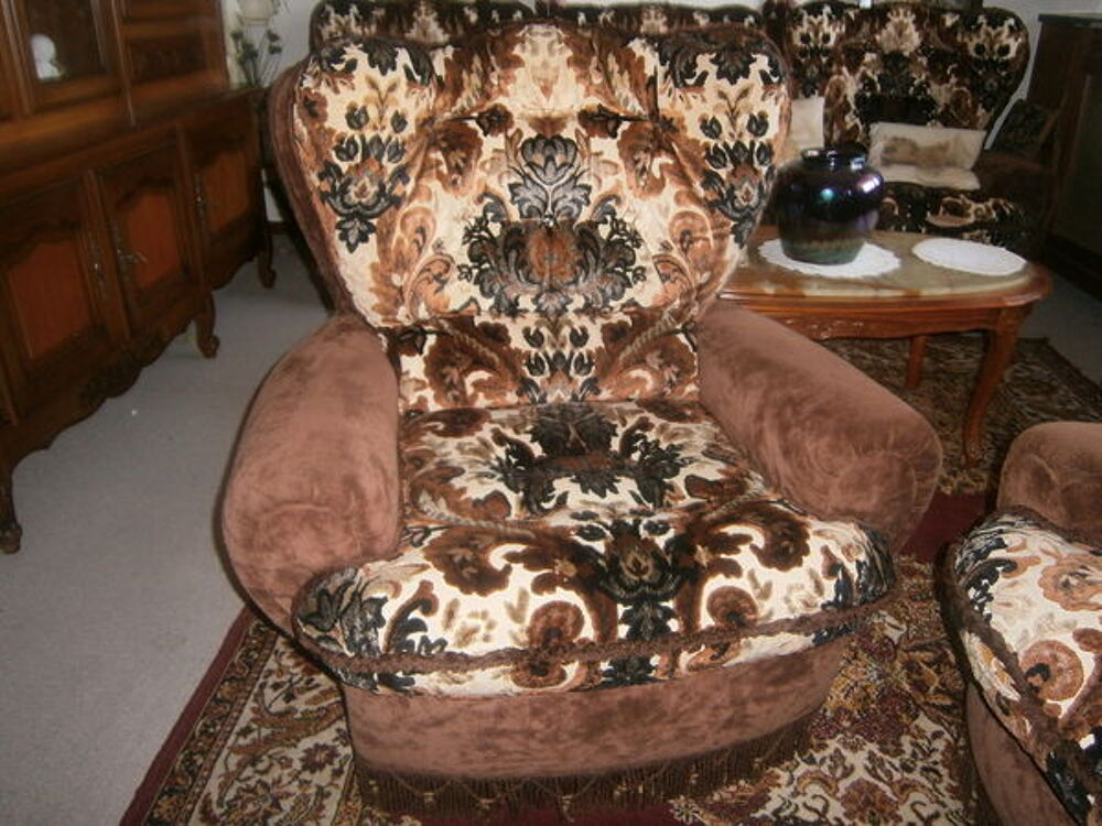 Canap&eacute; 3 places + 2 fauteuils look rare Meubles