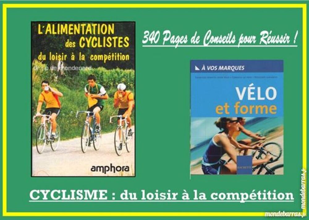 CYCLISME - alimentation - SPORT / prixportcompris Livres et BD