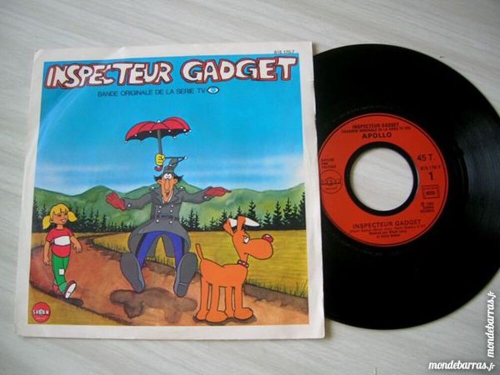 45 TOURS INSPECTEUR GADGET B.O S&eacute;rie CD et vinyles